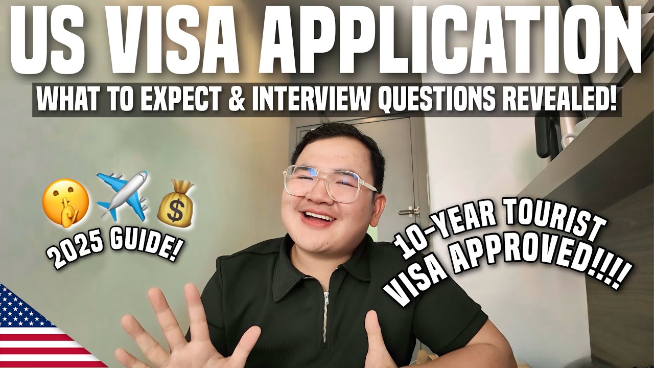 US VISA APPLICATION 2025: 10 YEARS MULTIPLE ENTRY APPROVED! 🇵🇭 (FILIPINO)| Ivan de Guzman