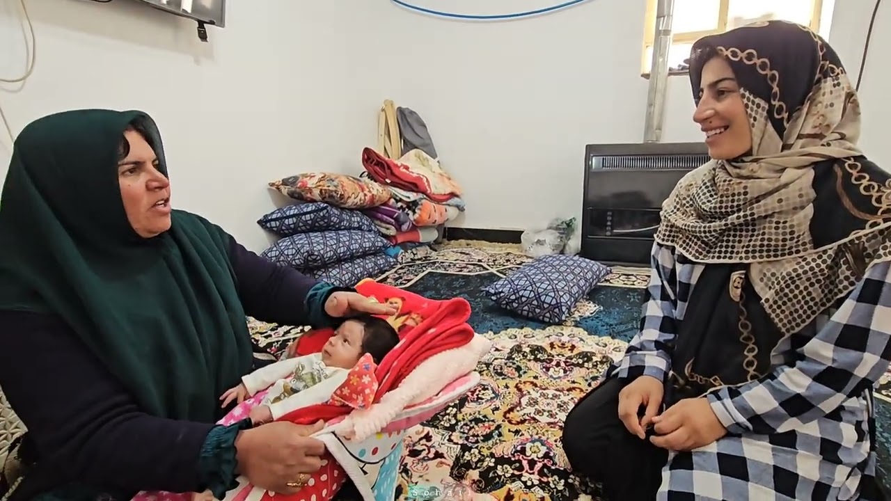 A challenging day with Saleh and Sadri: From building a house to counting down to the baby's birth