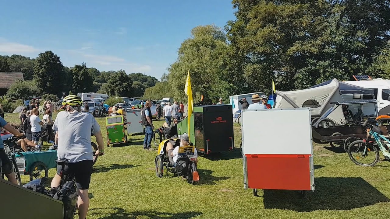 Teil 53: Treffen pur Treffen 2022 Gera Wünschendorf Tag 7 bis 9 Fahrrad Wohnwagen