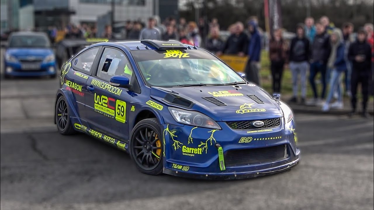 Modified Cars Leaving Demon Tweeks Cars & Coffee February 2023
