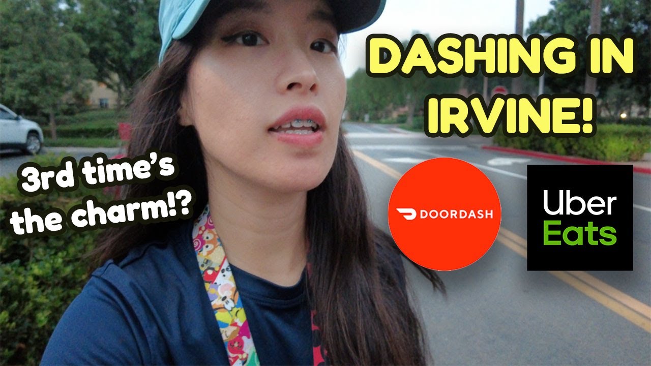 Door Dashing in Irvine! Rich area was it worth it? Uber Eats Ride Along Shop n Pay Delivery in Cali