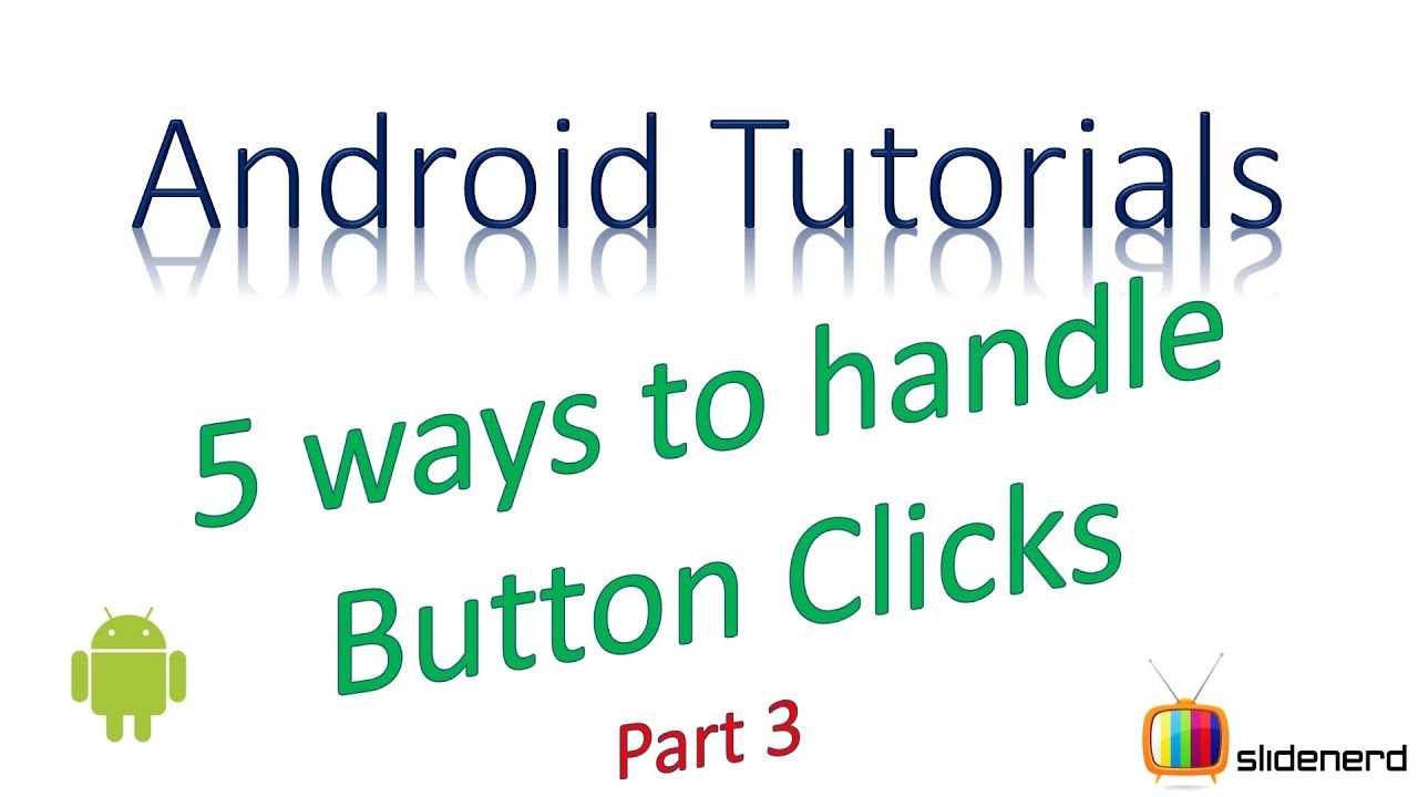 20  5 ways to Handle Button Click Part 3 |