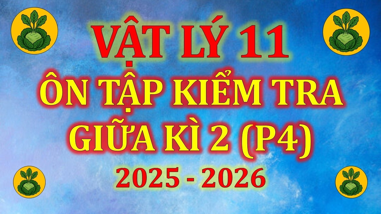Vật Lí 11 - Ôn tập kiểm tra giữa kì 2 - 2025 2026 (P4)