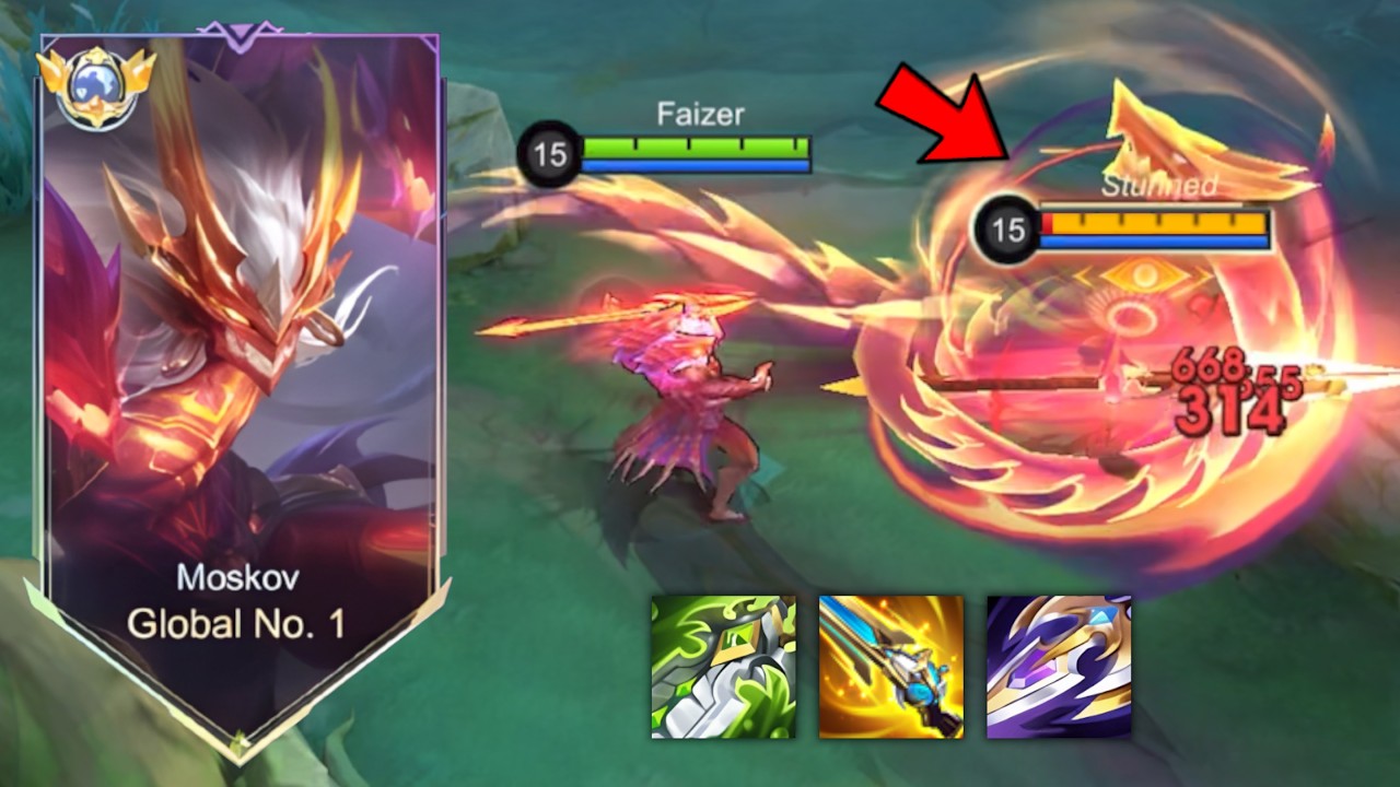 GLOBAL MOSKOV BEST HIGH CRITICAL DAMAGE BUILD 2026! THIS BUILD IS TOTALLY BROKEN!! (must try) - MLBB