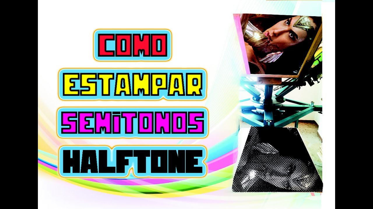 COMO ESTAMPAR UNA IMAGEN EN SEMITONO - DOUTONO O HALFTONE