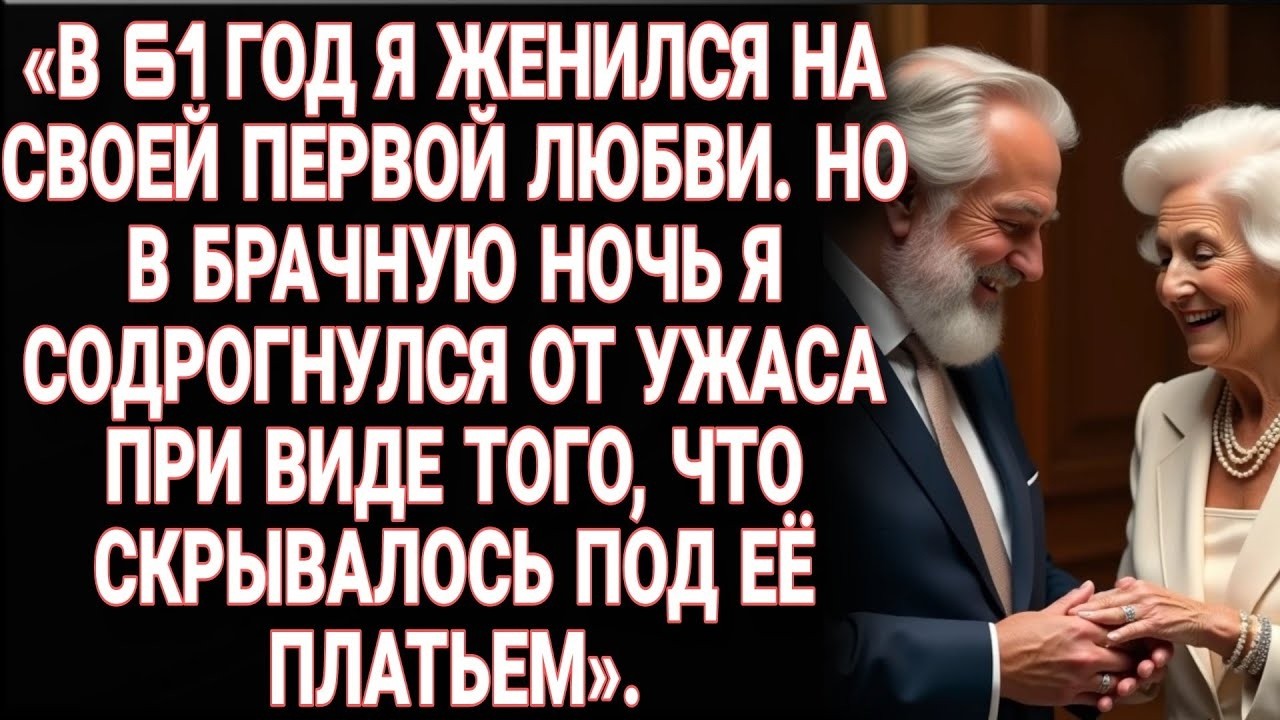 В 61 год я женился на своей первой любви. Но в брачную ночь я содрогнулся от ужаса при виде того