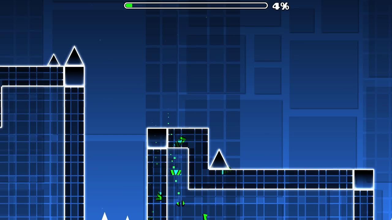 just a normal geometry dash stream