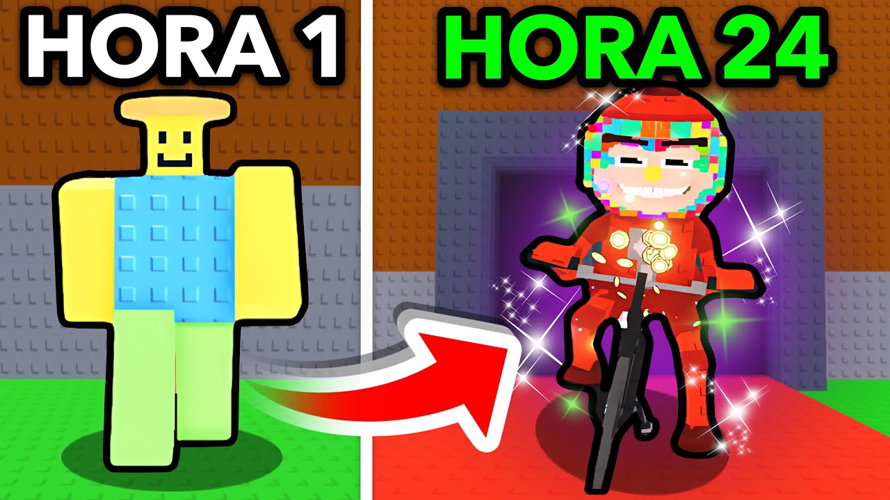 Pasé 24 HORAS Jugando Roba un Brainrot 😱