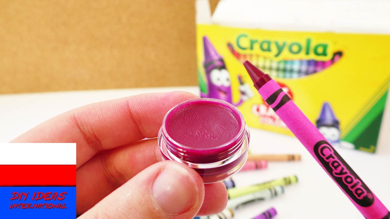 błyszczyk do ust z kredki świecowej | balsam do ust | Crayon Coconut Oil Lipstic