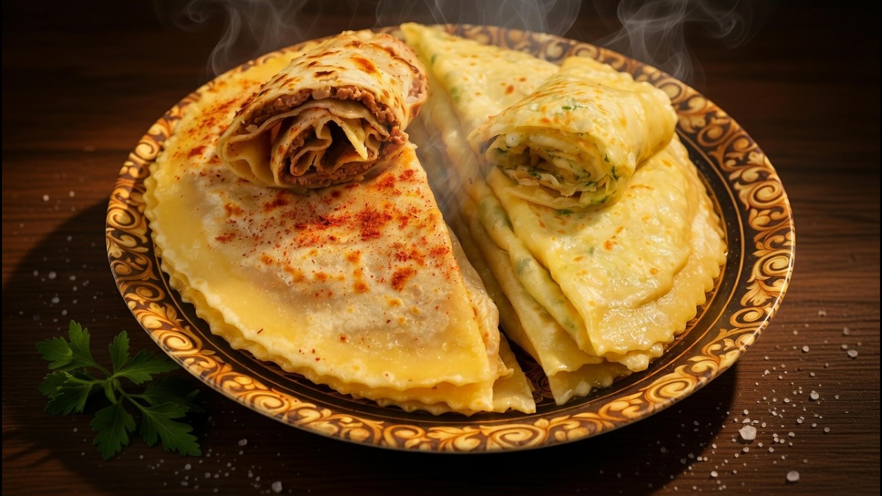 Жарим БЕЗ капли масла! Сочные КУТАБЫ на сухой сковороде. Секрет идеального теста и две начинки.