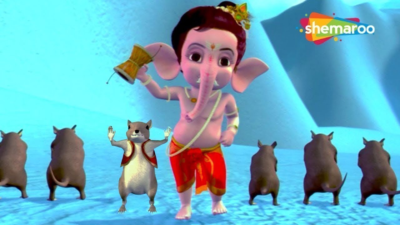 Popular Songs For Kids | Naache Dhin Dhin Full Song in Hindi &ndash; Bal Ganesh | Shemaroo Kids Hindi