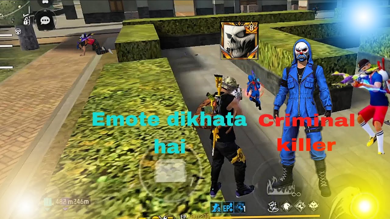 Blue Criminal Se badla Free Fire @TrapGamer1 gaming 