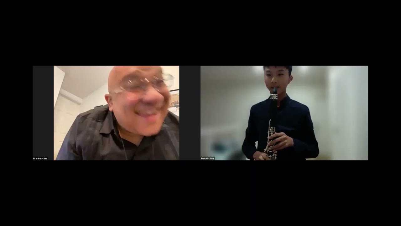 Woodwind Master Class w/Ricardo Morales - Second Clarinet Concerto by Carl Maria von Weber