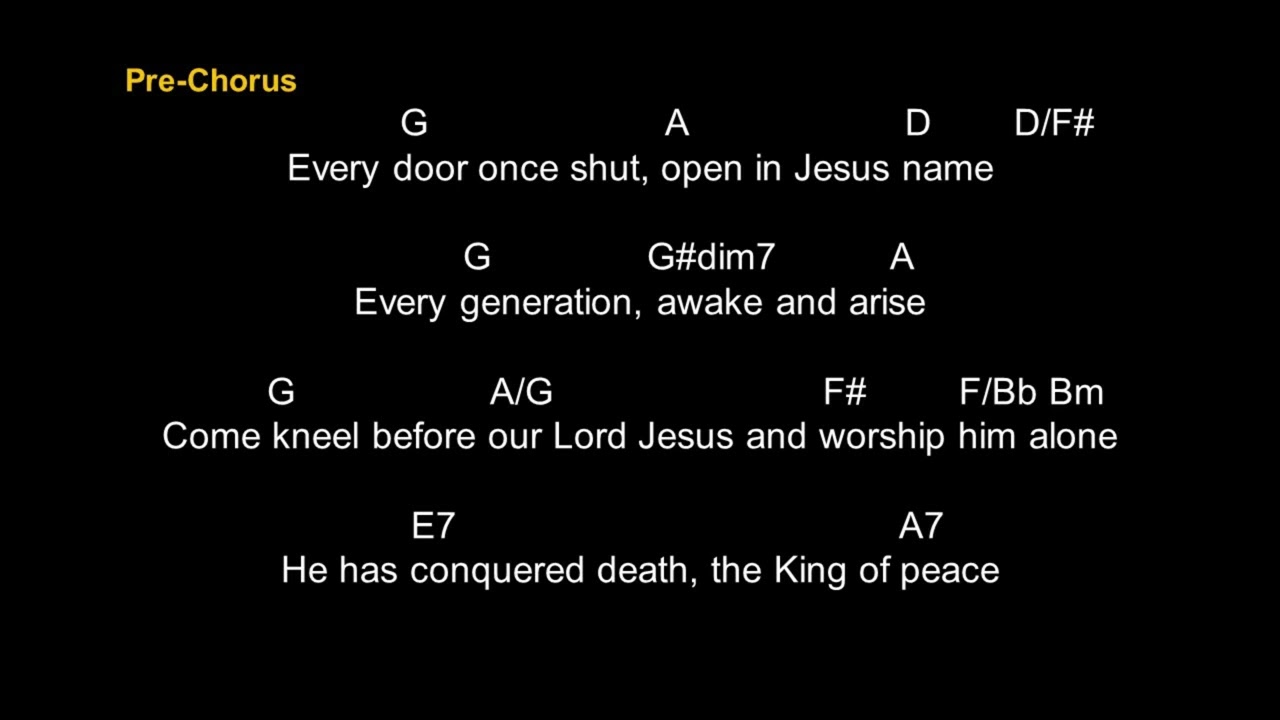 New Acts (Key of D)