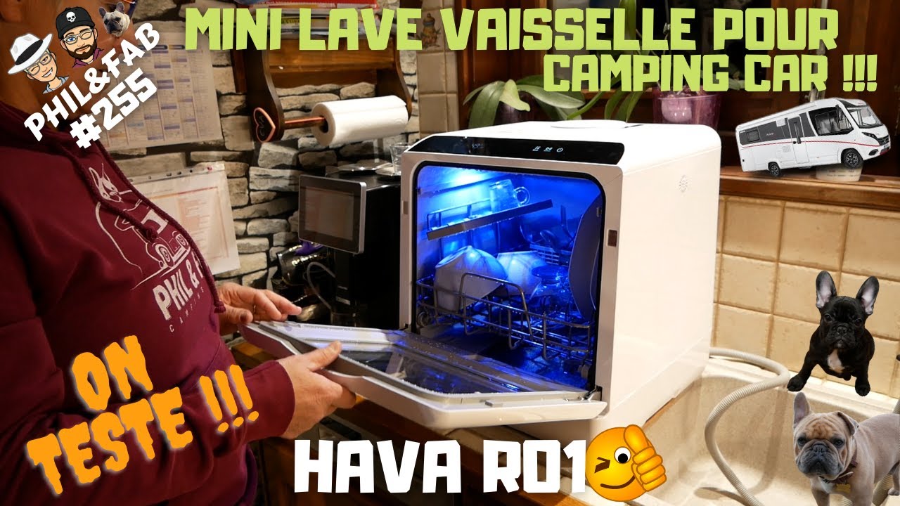 💧 Hava  Mini Lave Vaisselle pour Camping Car 🍽