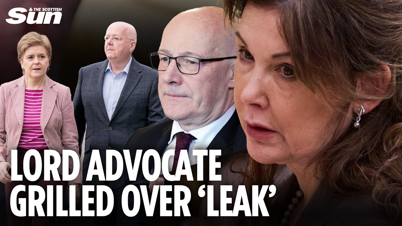 Lord Advocate grilled over 'LEAK' to SNP over Peter Murrell trial as Douglas Ross goes rogue