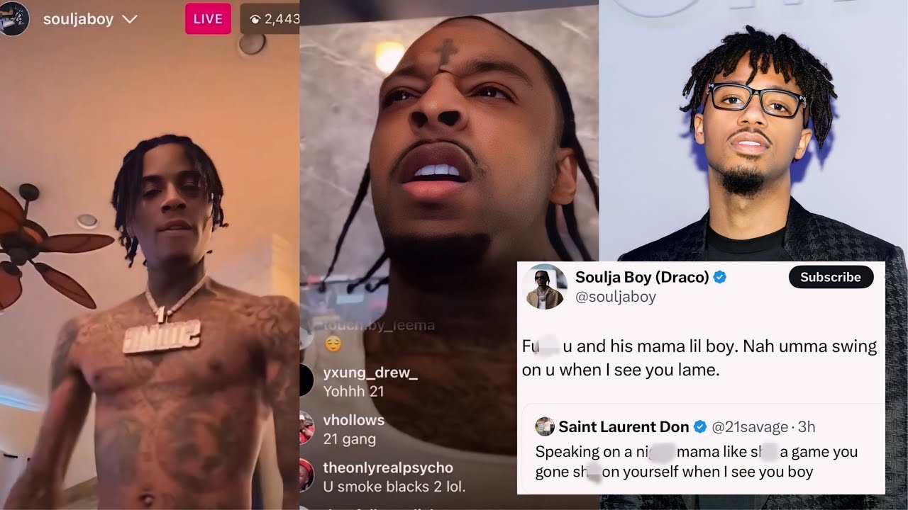 Soulja Boy vs. 21 Savage & Metro Boomin - FULL BEEF