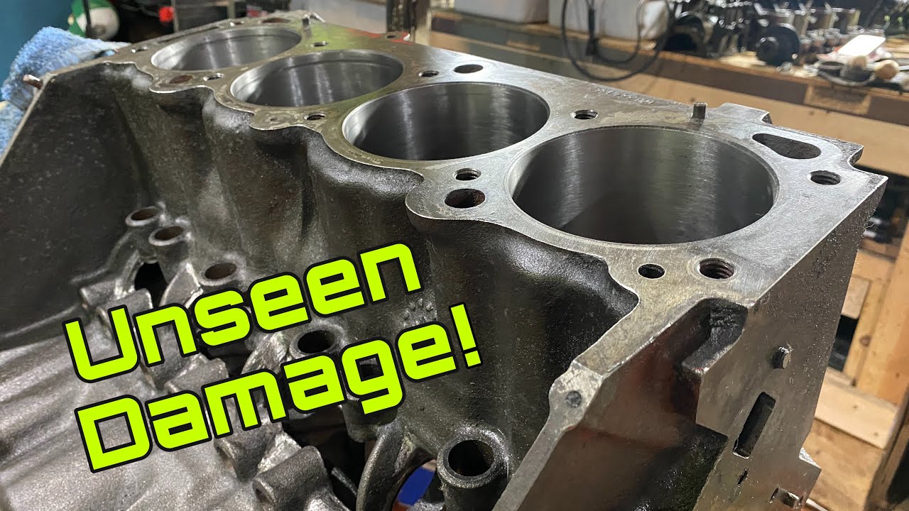 Deburring and Honing the Buick 455 for Rebuild for Big Horsepower. But Things Can't be that Easy
