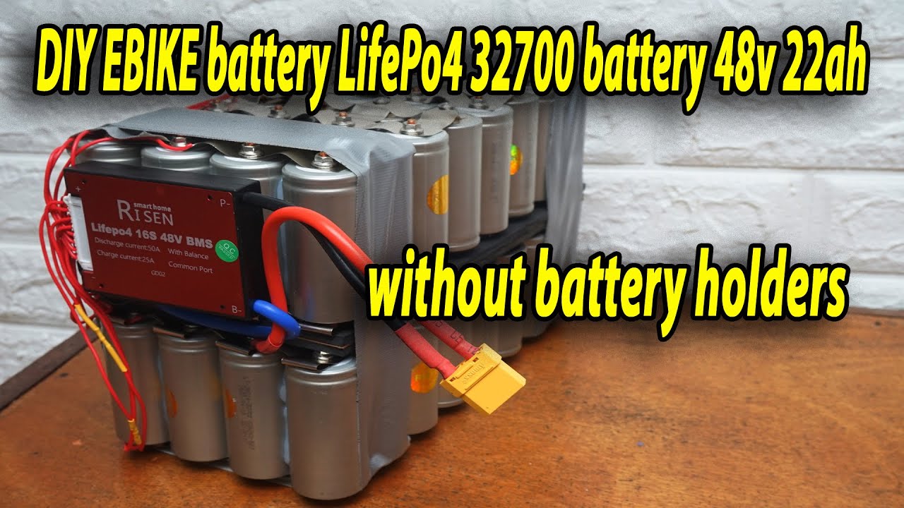 DIY EBIKE battery LifePo4 32700 battery 48v 22ah (without battery holders)