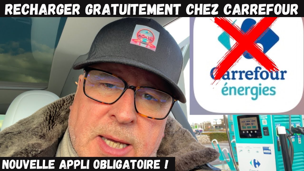 Comment Recharger son Véhicule Électrique GRATUITEMENT chez CARREFOUR avec la Nouvelle Application