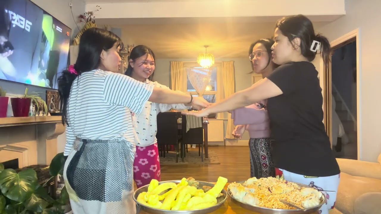 rock paper scissors food challenge #nepal #food 