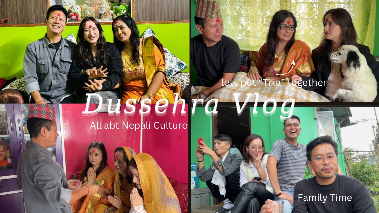 Dussehra Vlog 2024 || meet my Dad’s Gurung Family || Part 1 / @Shreya_Subba
