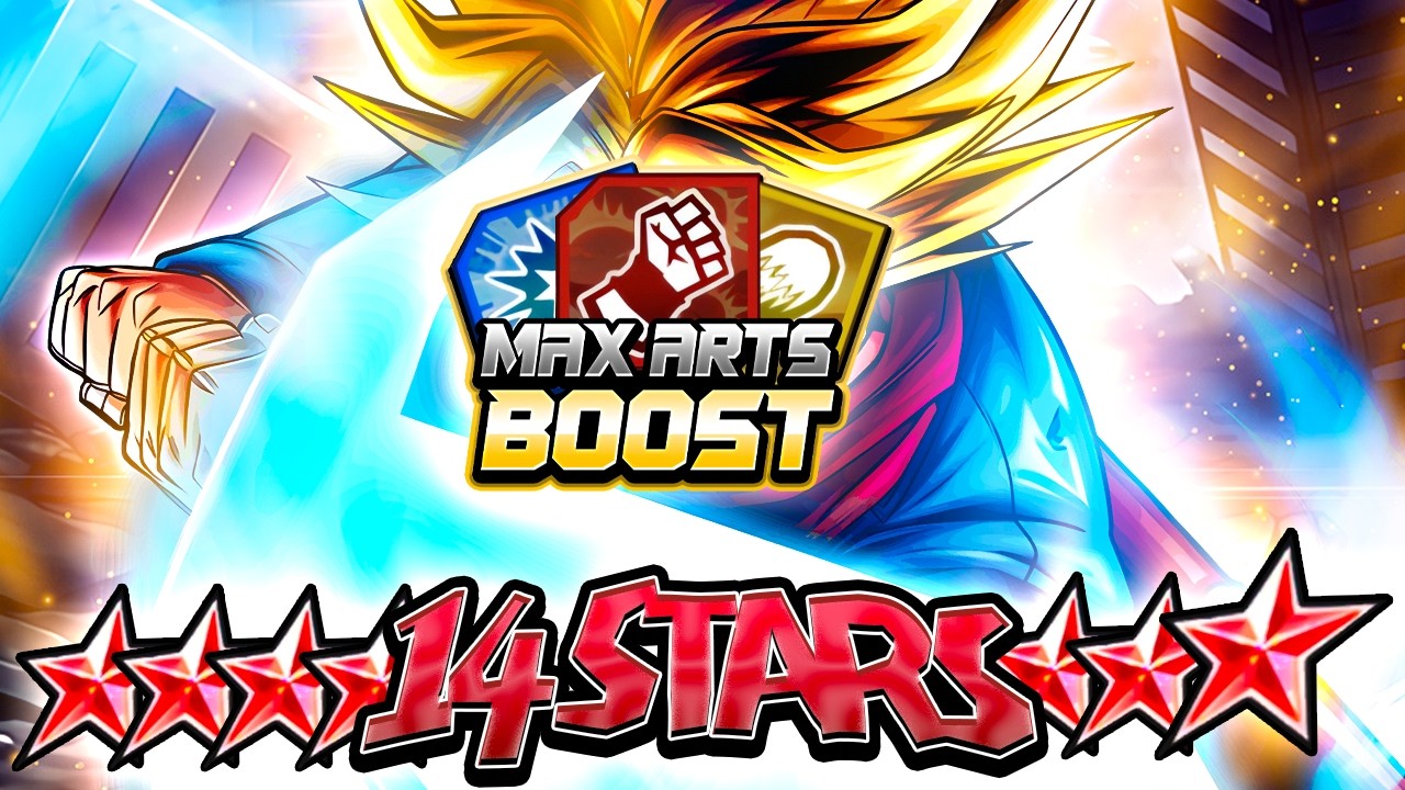 (Dragon Ball Legends) MAX ARTS BOOSTED ULTRA SWORD OF HOPE TRUNKS IS A HUGE HYBRID SAIYANS BUFF!!!