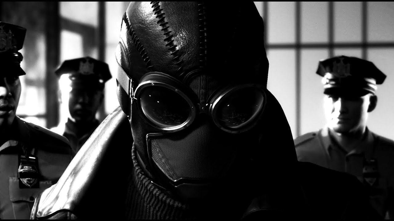 Spider-Man vs Hammerhead (Noir Suit Gameplay) - Marvel's Spider-Man [Black and White]