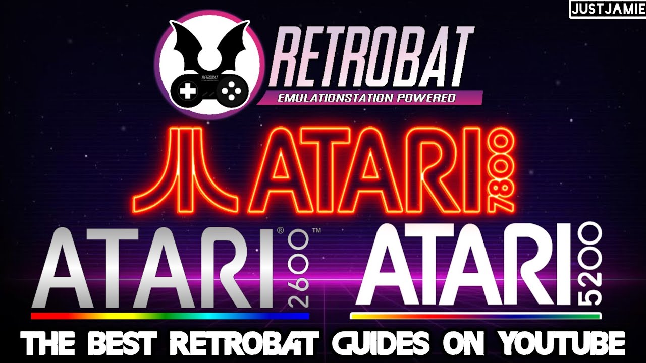 Retrobat ☆ Atari 2600,5200,7800 Руководство по установке #retrobat #emulator #frontend