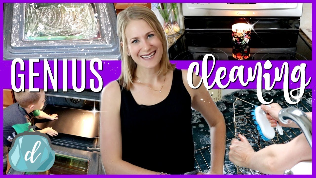 7 GENIUS tips to clean your oven...so it looks brand new! 🍋😱
