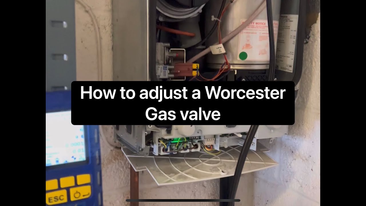 How to adjust a Worcester gas valve