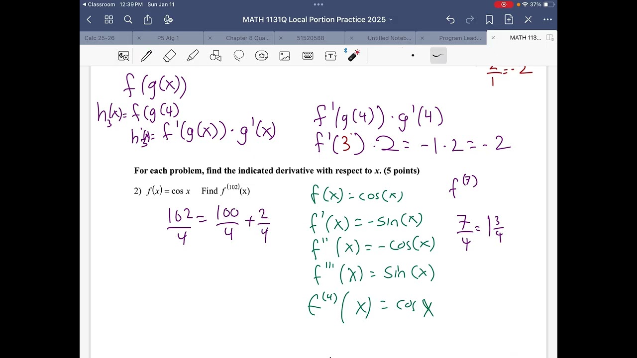MATH 1131Q 25-26 Local portion #1-5