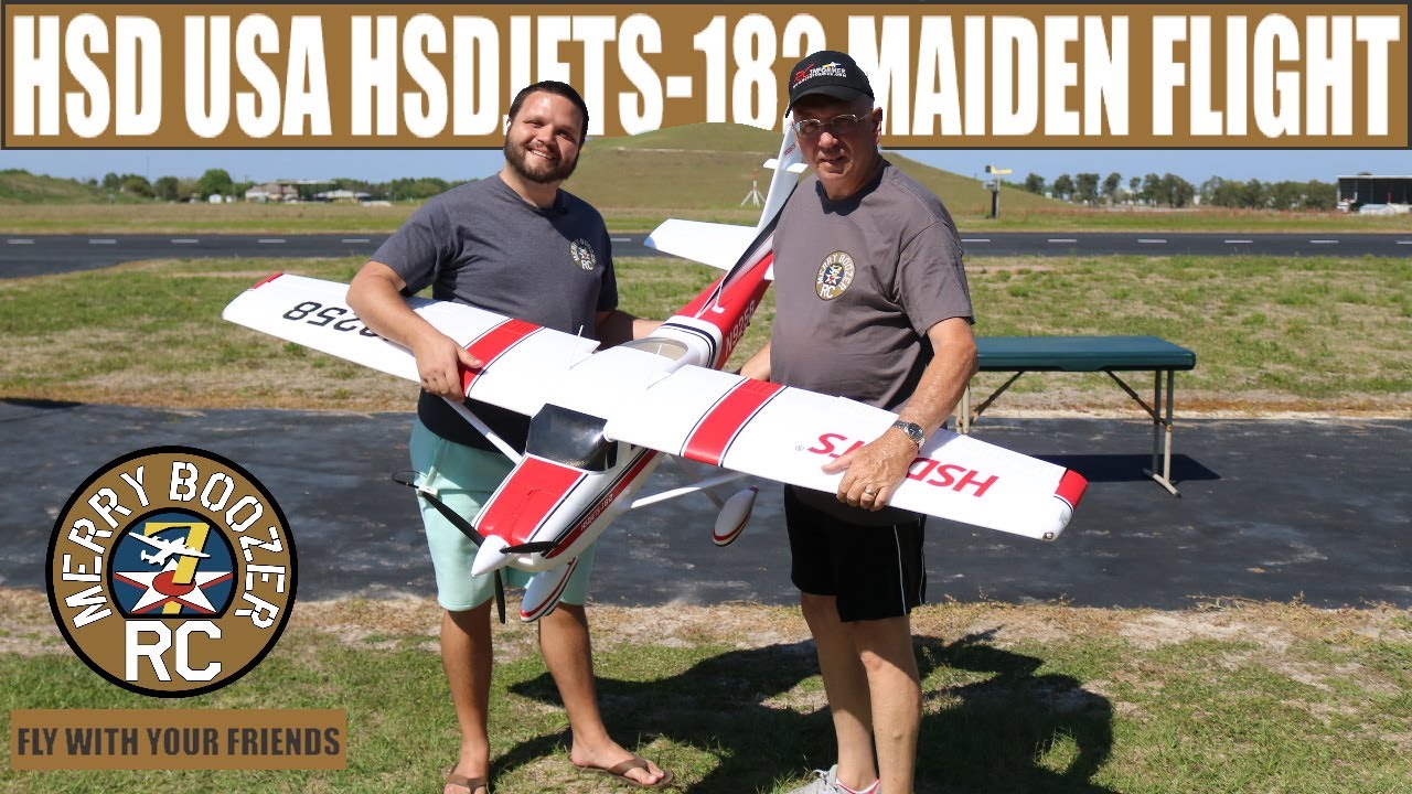 Best First Large RC Airplane? 2000mm HSDJETS-182 Red Maiden Flight And It’s So Good 😊