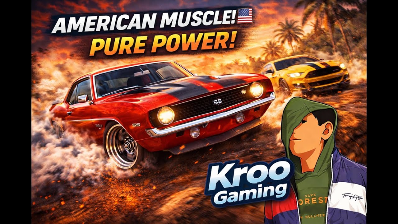 American MUSCLE Unleashed! 🇺🇸🔥 | The Crew Motorfest Gameplay | KrooGaming