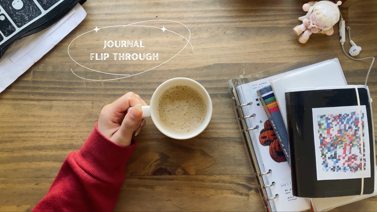 Journal Flip Through ✸ new journal, diy stickers, kinbor weeks