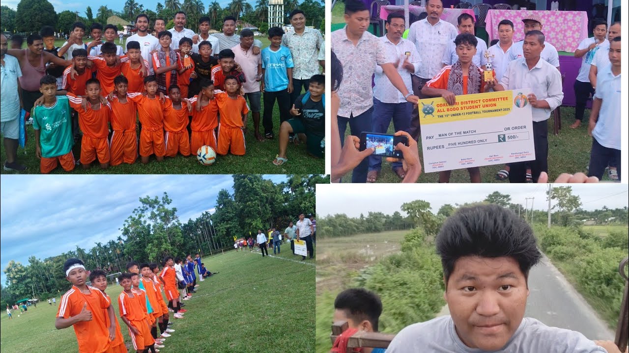 Under 13 football match ( Udalguri vs Mazbat )