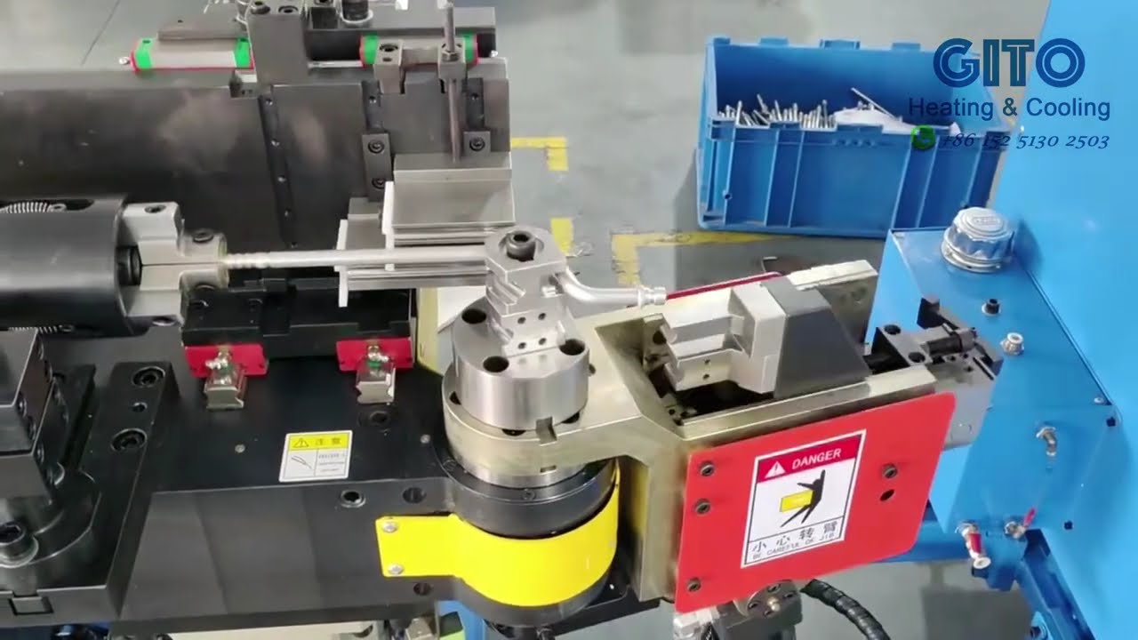 CNC 3D 5 Axis Multi radius Aluminum Tube Bending Machine for Car AC Pipe