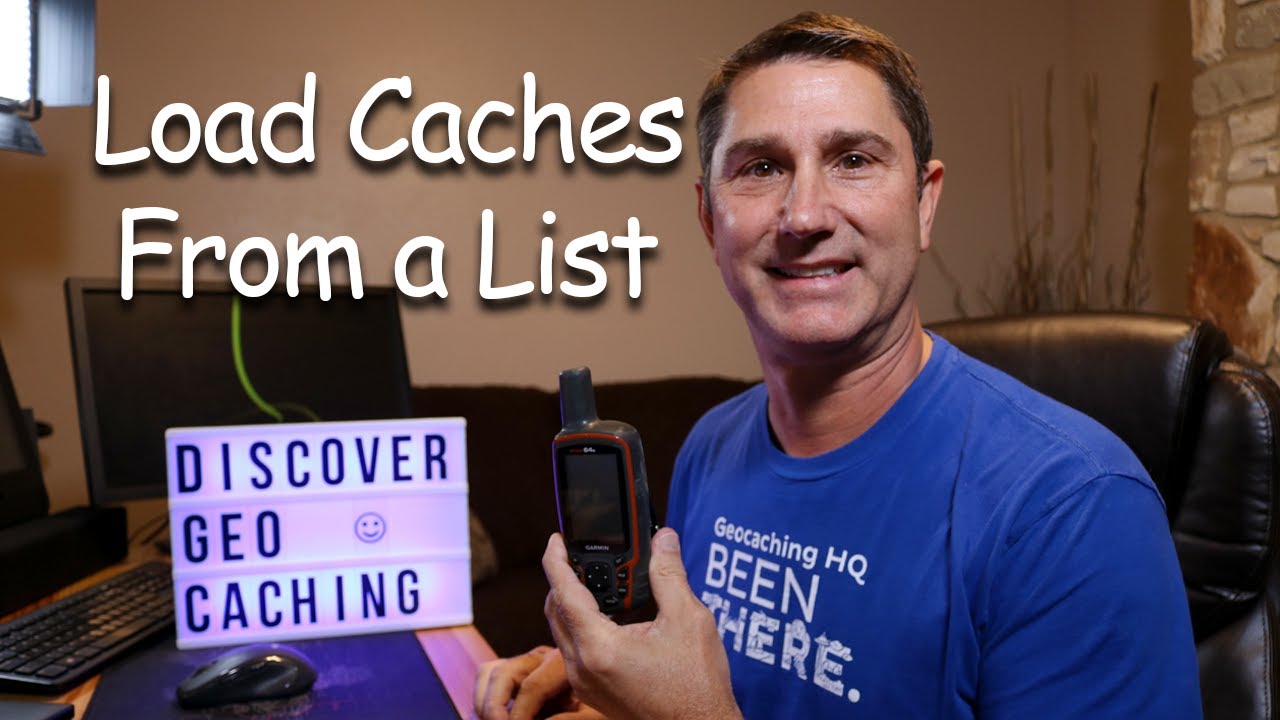 Load Geocaches to your GPSr from a List