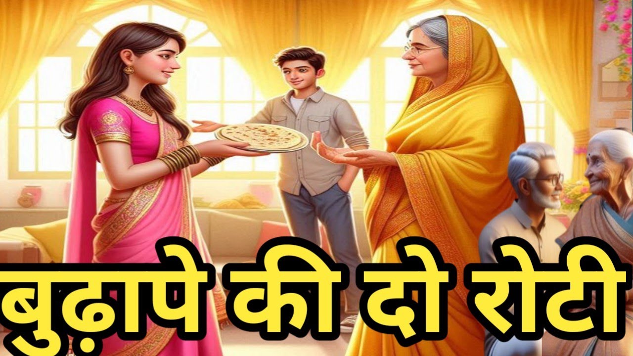 बुढ़ापे की दो रोटी/एक बुढ़े सास ससुर और उनकी दो बहुओं की कहानी/सास बहु की कहानी/@apnisanskriti01