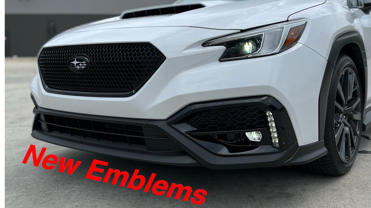 Замена эмблемы WRX 2022