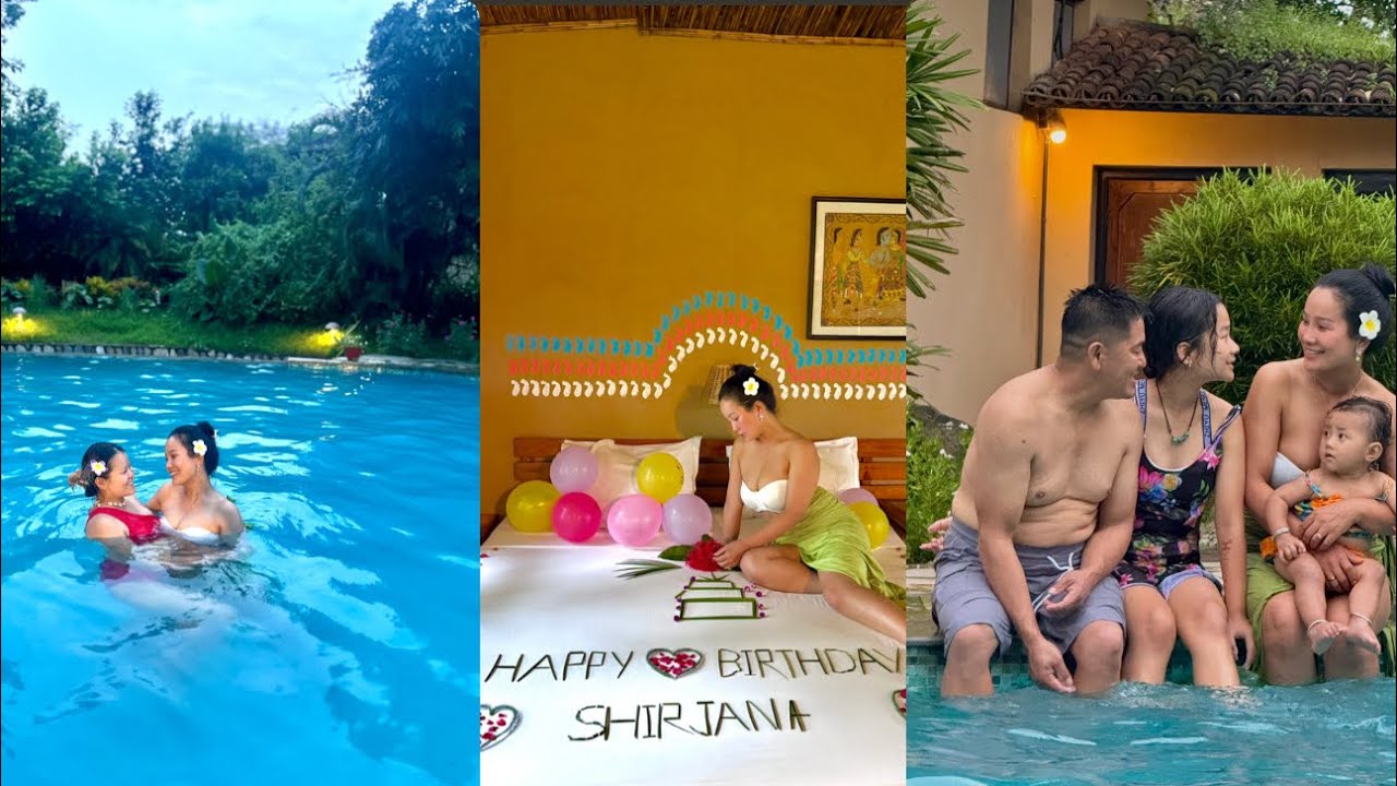 Srijana Family's & Sunuk family's ko Chitawan Tour Vlog | Surprise Birthday from our Hotel🎂🫢