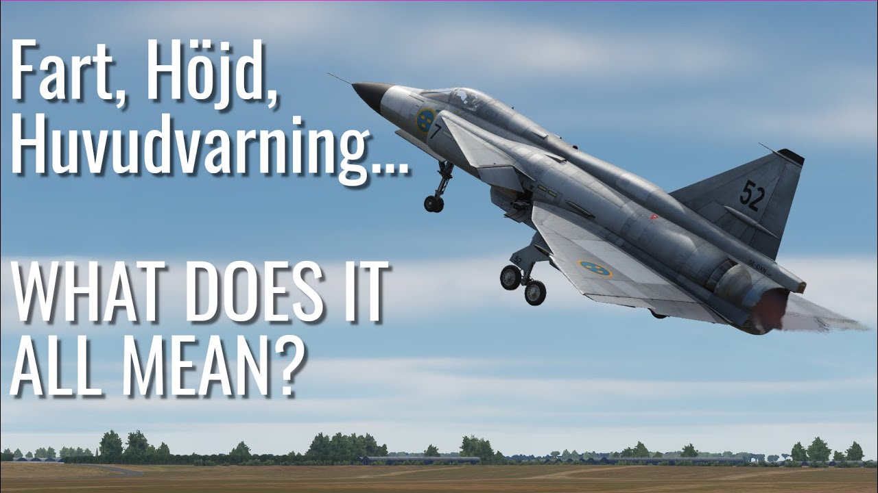 Cockpit Orientation, Startup, and Takeoff - DCS AJS37 Viggen Tutorial: Episode 1