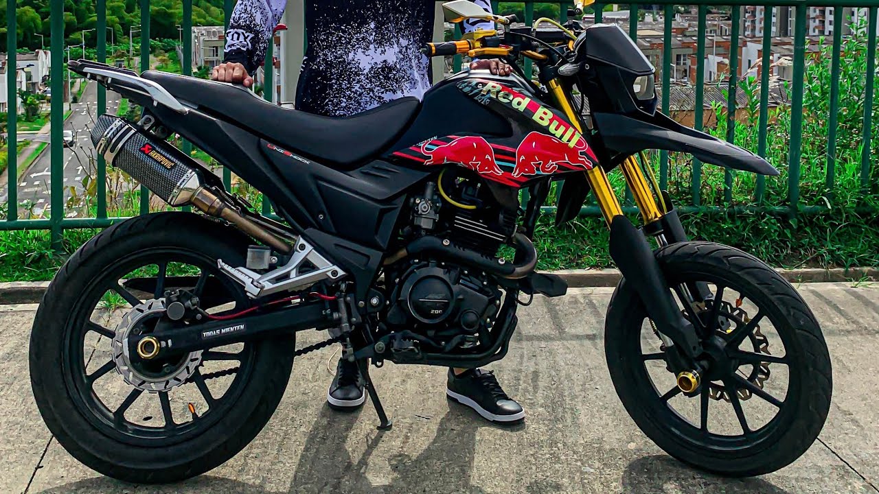 Ttr modificada/ ttx modificada / doble escape/ accesorios/ ttx 200/ ttr 200/ hipermotard