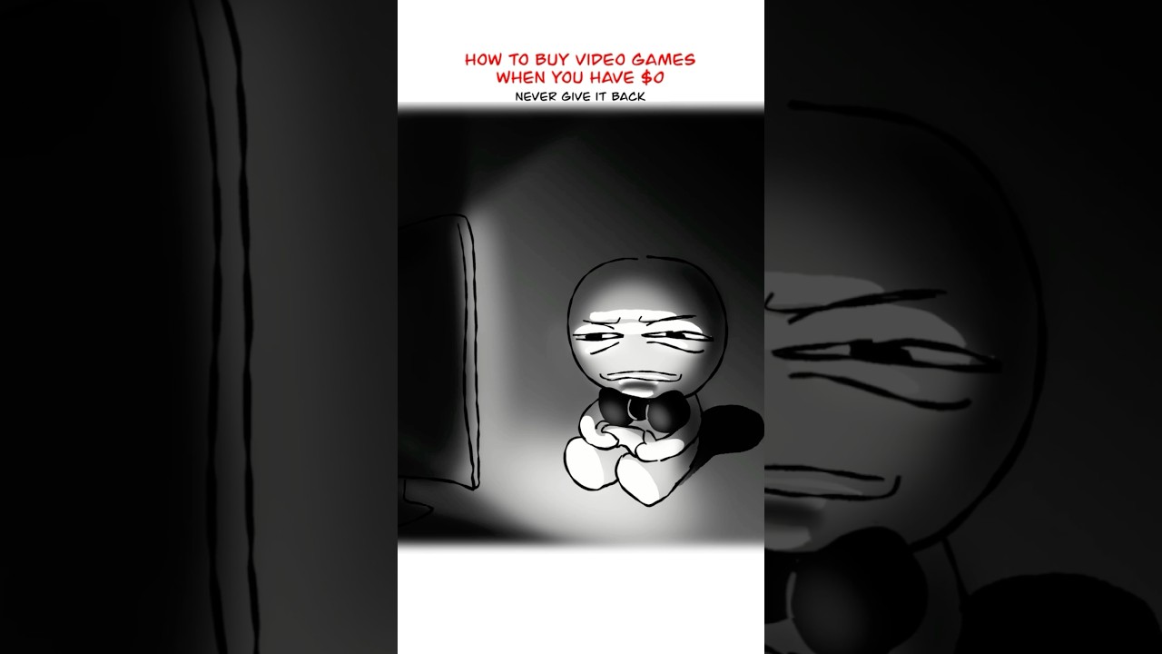 How To Get Video Games! 🤩 (Animation Meme) Anim: Johnes0art #shorts