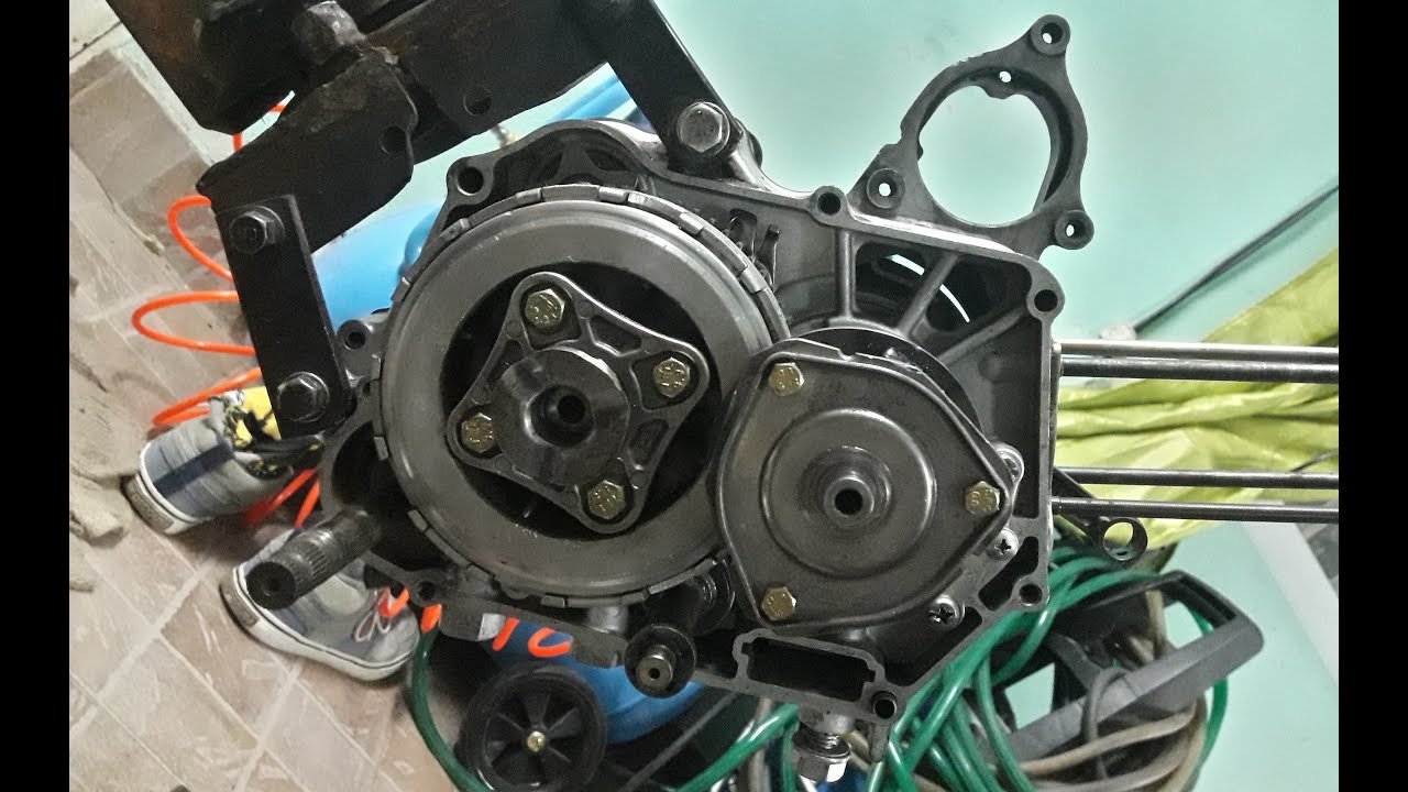 Embrague a mano para moto 110cc  4 discos todo de competición paso a paso