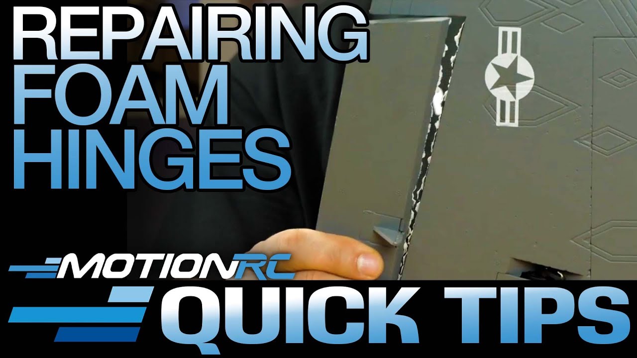 Repairing Foam Hinge Options | Quick Tip | Motion RC