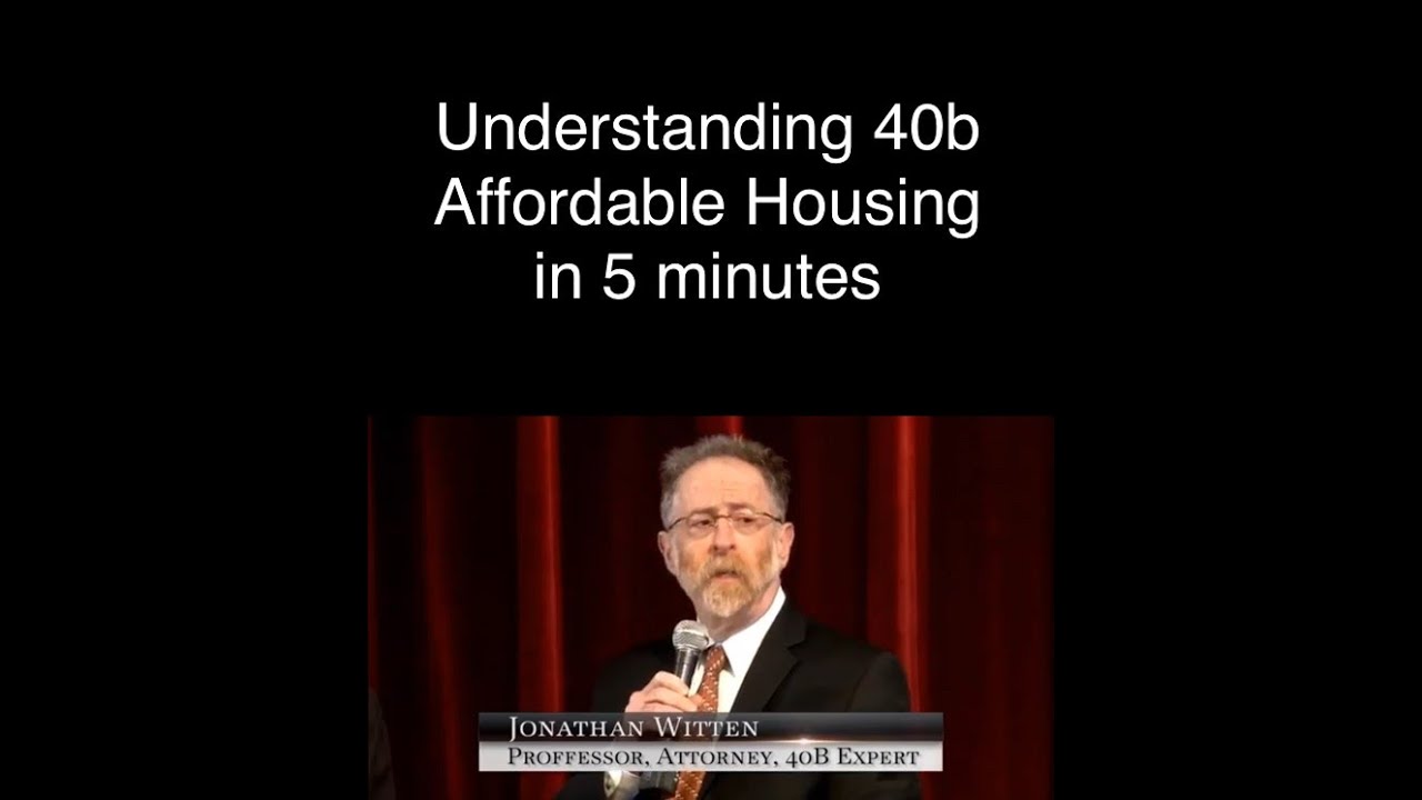 Basics of 40b Affordable Housing