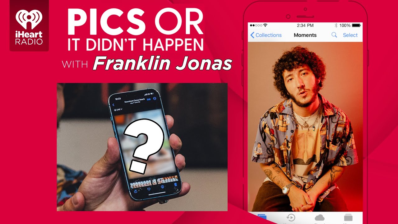 Franklin Jonas Shows Off Personal Photos From His Phone! | Pics Or It Didn't Happen