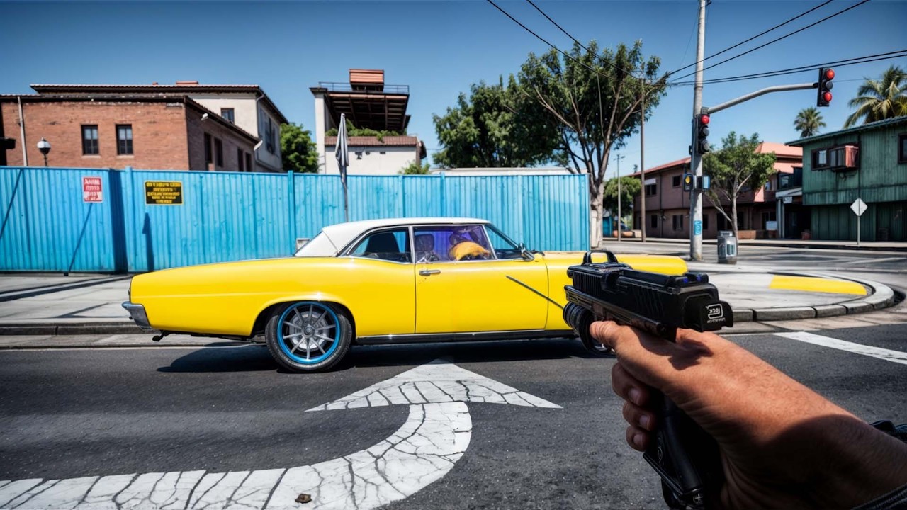We did a OLD FASION DRIVE-BY in GTA 5 RP!