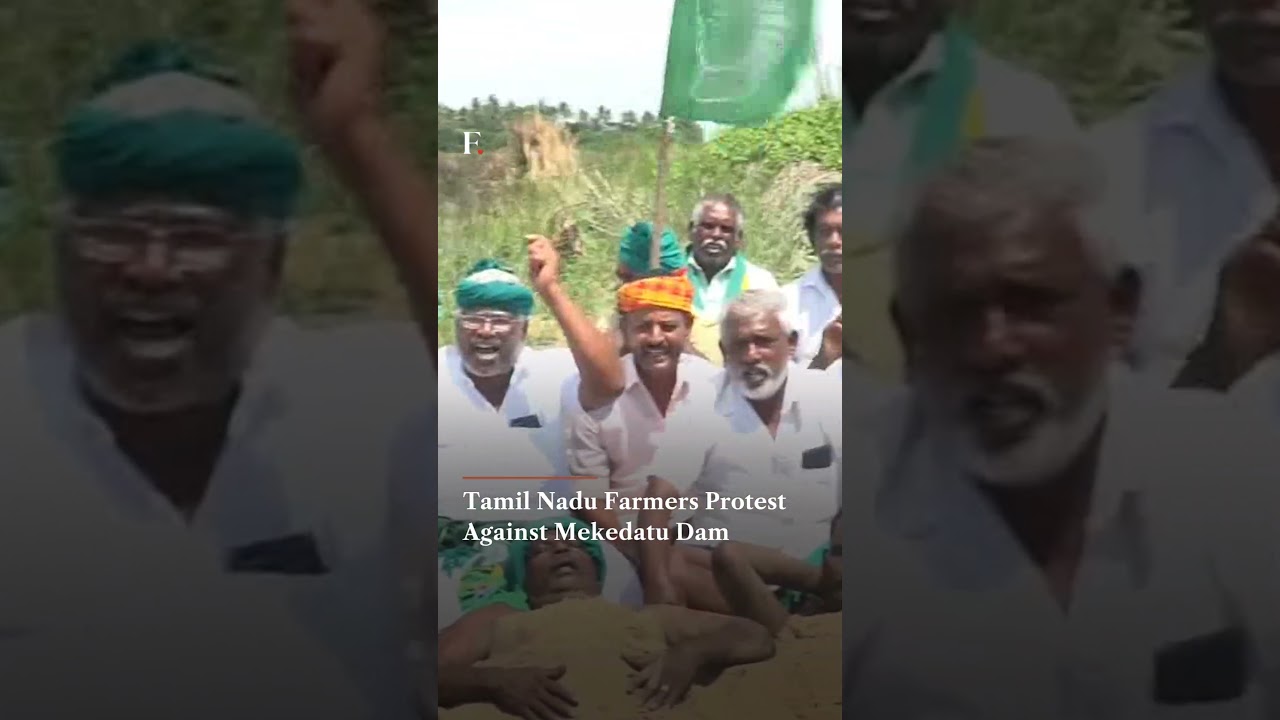Tamil Nadu Farmers Protest Against Mekedatu Dam | Firspost | N18G